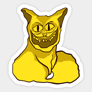 Creepy Cat Sticker